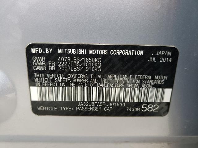 2015 MITSUBISHI LANCER GT JA32U8FW5FU001930
