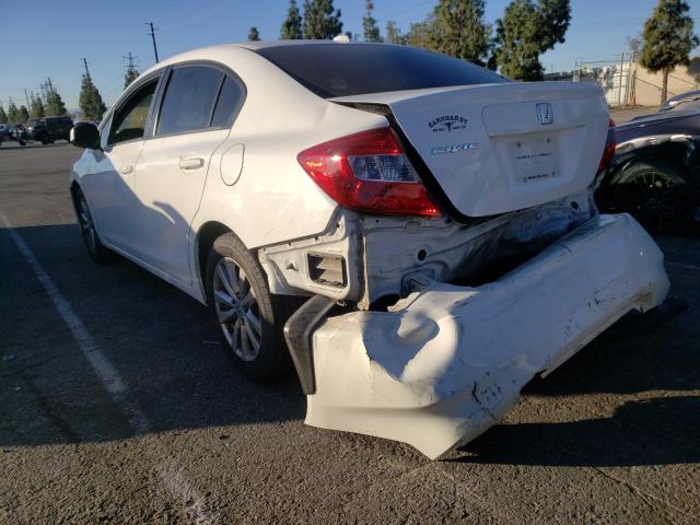 2012 HONDA CIVIC EXL 19XFB2F92CE312175