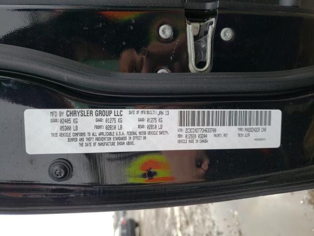 2013 CHRYSLER 300C VARVA 2C3CCADT7DH633700
