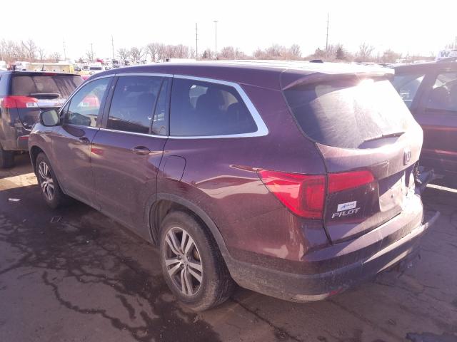 2016 HONDA PILOT EXL 5FNYF6H5XGB058553
