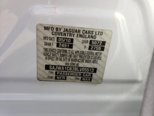 2011 JAGUAR XJ SAJWA1CB3BLV05513