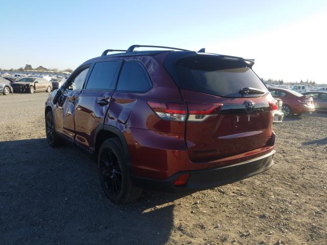 2019 TOYOTA HIGHLANDER - 5TDKZRFH3KS331011