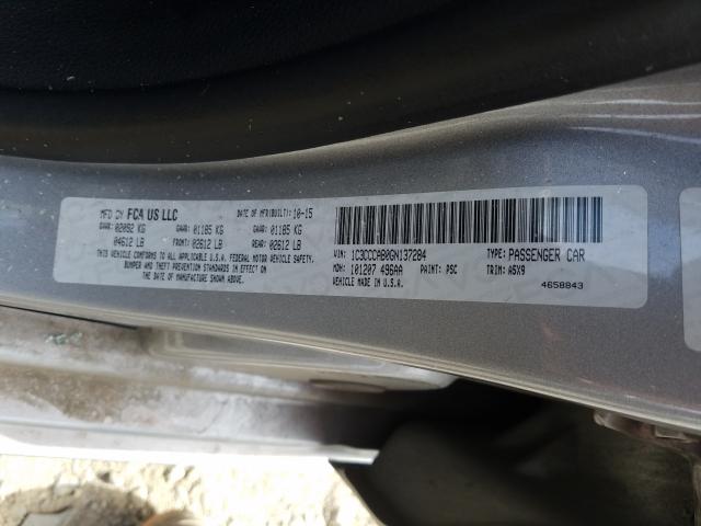 2016 CHRYSLER 200 LIMITE - 1C3CCCAB0GN137284