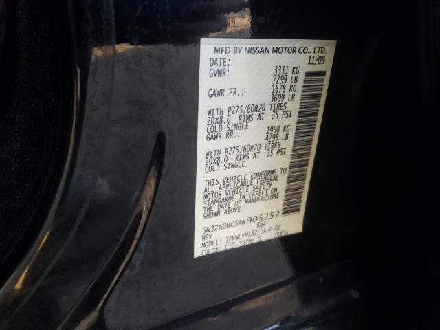 2010 INFINITI QX56 5N3ZA0NC5AN905252