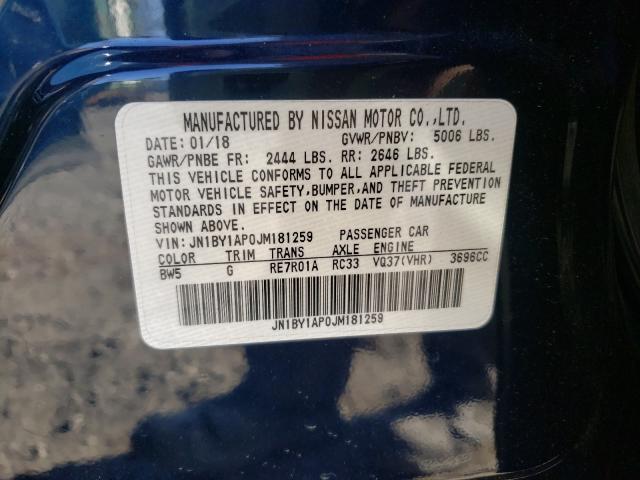 2018 INFINITI Q70 3.7 LU JN1BY1AP0JM181259