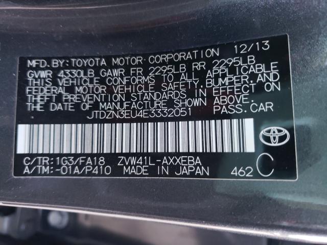 2014 TOYOTA PRIUS V JTDZN3EU4E3332051