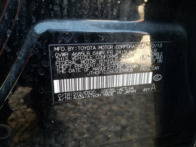 2014 LEXUS IS 250 JTHCF1D26E5009808