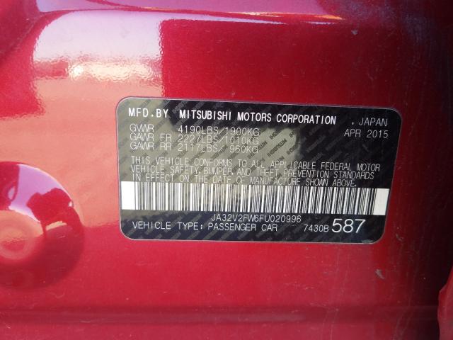 2015 MITSUBISHI LANCER SE JA32V2FW6FU020996