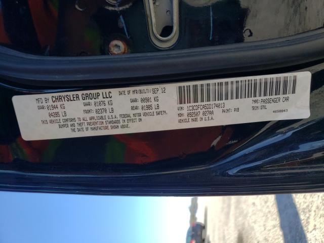 2013 DODGE DART LIMIT 1C3CDFCA5DD174013
