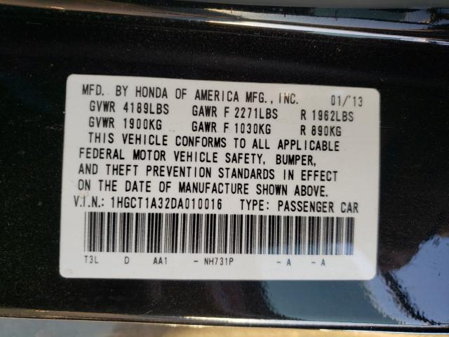 2013 HONDA ACCORD LX- 1HGCT1A32DA010016