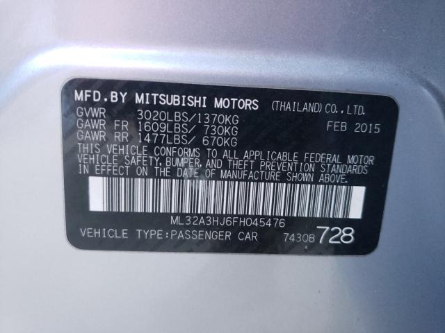 2015 MITSUBISHI MIRAGE DE ML32A3HJ6FH045476
