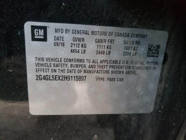 2017 BUICK REGAL SPOR - 2G4GL5EX2H9115897