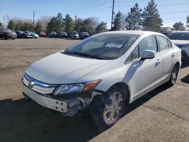 2012 HONDA CIVIC HYBR JHMFB4F23CS007746