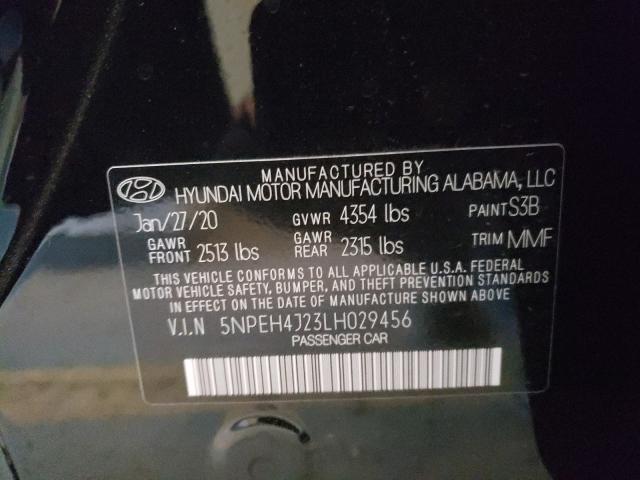 2020 HYUNDAI SONATA LIM 5NPEH4J23LH029456