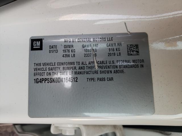 2013 BUICK VERANO 1G4PP5SK0D4164512