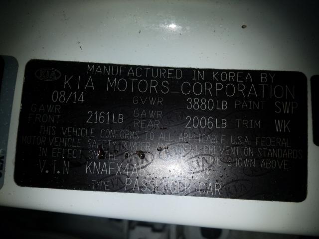 2015 KIA FORTE KNAFX4A63F5326223