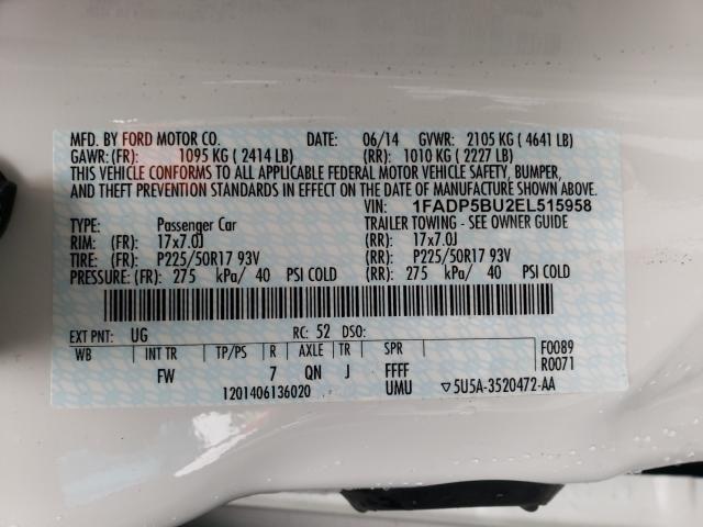 2014 FORD C-MAX SEL 1FADP5BU2EL515958