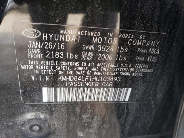2017 HYUNDAI ELANTRA SE KMHD84LF1HU103493
