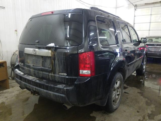 2011 HONDA PILOT EXL 5FNYF4H64BB095829