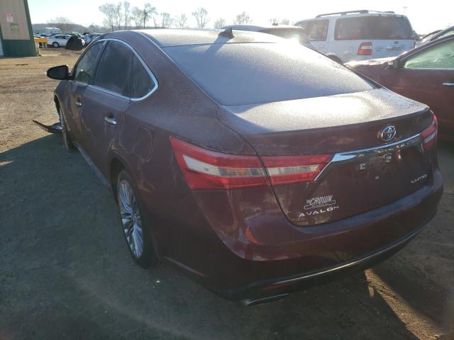 2016 TOYOTA AVALON XLE 4T1BK1EB6GU222219