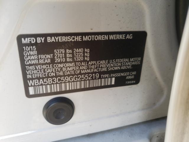 2016 BMW 535 XI WBA5B3C59GG255219