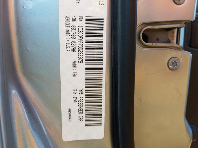 2013 DODGE DART SE 1C3CDFAA7DD292079
