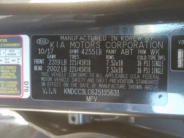 2018 KIA NIRO EX KNDCC3LC6J5135631