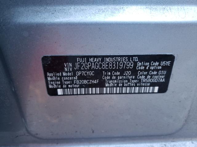 2014 SUBARU XV CROSSTR JF2GPAGC8E8319799
