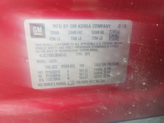 2018 BUICK ENCORE SPO KL4CJ1SBXJB646743