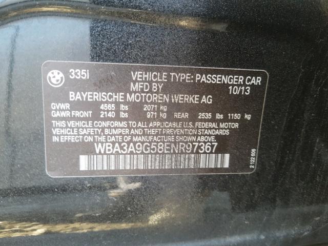 2014 BMW 335 I - WBA3A9G58ENR97367