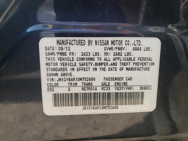 2013 INFINITI G37 - JN1CV6AR1DM752466