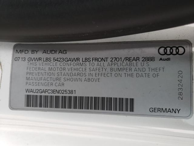 2014 AUDI A7 PRESTIG WAU2GAFC3EN025381