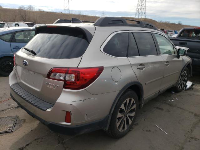 2016 SUBARU OUTBACK 4S4BSANCXG3322595