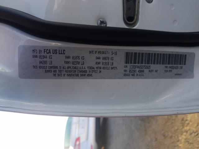 2016 DODGE DART SE - 1C3CDFAA2GD752625