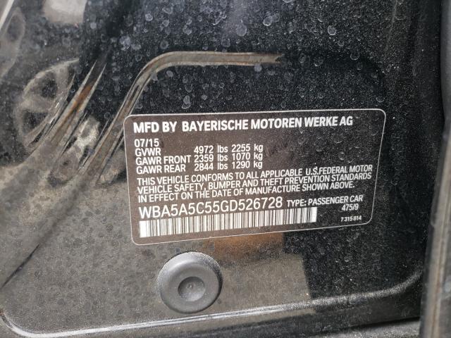 2016 BMW 528 I WBA5A5C55GD526728