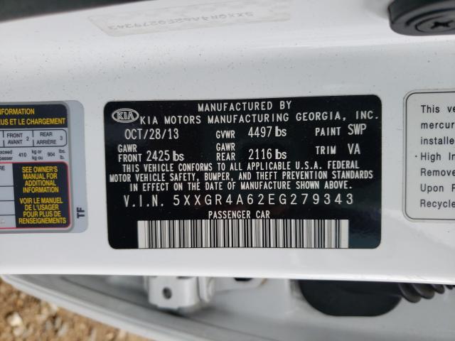 2014 KIA OPTIMA SX 5XXGR4A62EG279343