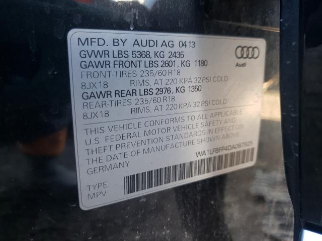 2013 AUDI Q5 PREMIUM WA1LFBFP4DA087925