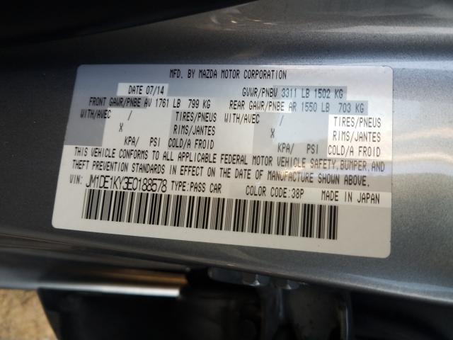 2014 MAZDA MAZDA2 SPO JM1DE1KY3E0188578