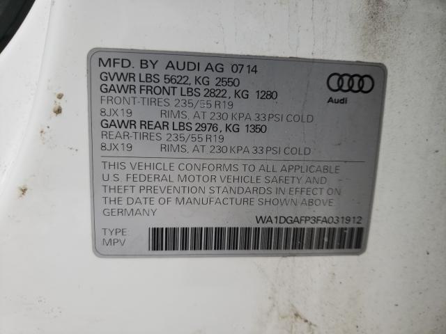 2015 AUDI Q5 PREMIUM WA1DGAFP3FA031912