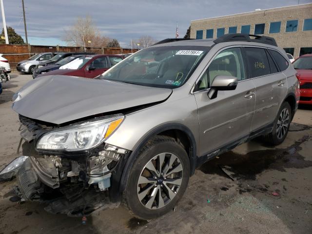 2016 SUBARU OUTBACK 4S4BSANCXG3322595