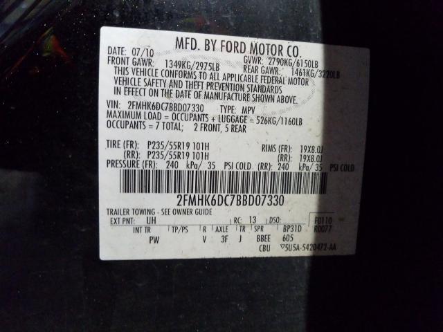 2011 FORD FLEX LIMIT 2FMHK6DC7BBD07330