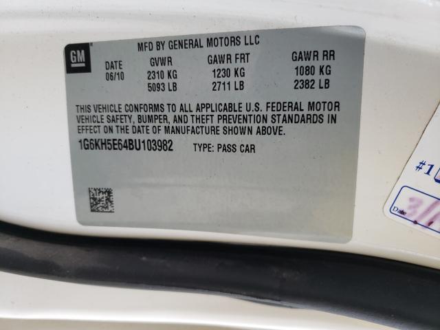 2011 CADILLAC DTS PREMIU 1G6KH5E64BU103982