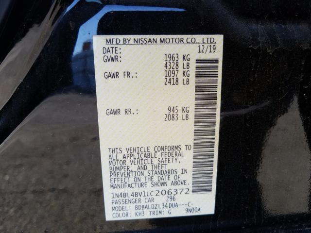 2020 NISSAN ALTIMA S - 1N4BL4BV1LC206372
