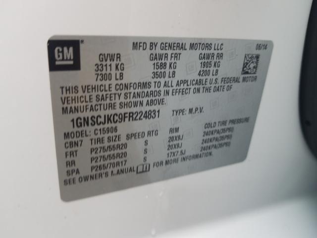 2015 CHEVROLET SUBURBAN C 1GNSCJKC9FR224831