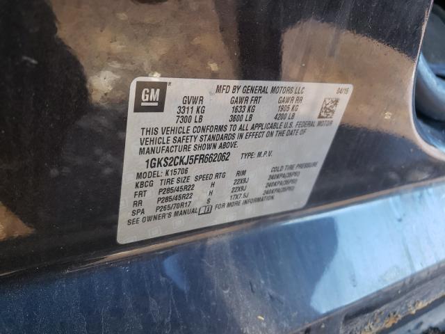 2015 GMC YUKON DENA 1GKS2CKJ5FR662062
