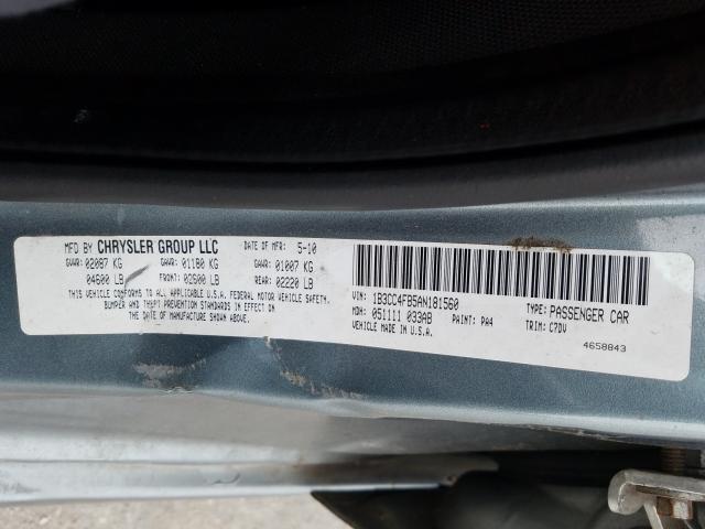 2010 DODGE AVENGER 1B3CC4FB5AN181560