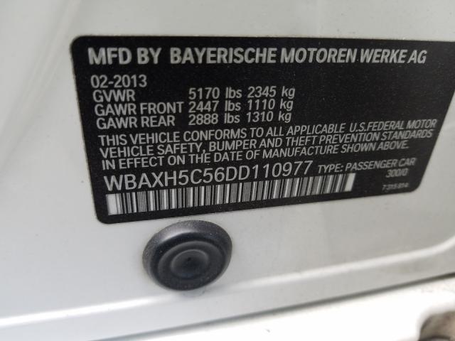 2013 BMW 528 XI WBAXH5C56DD110977