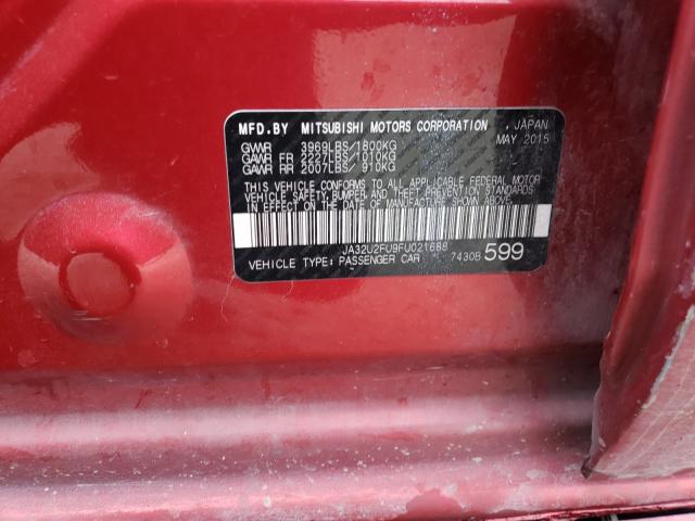 2015 MITSUBISHI LANCER ES JA32U2FU9FU021688