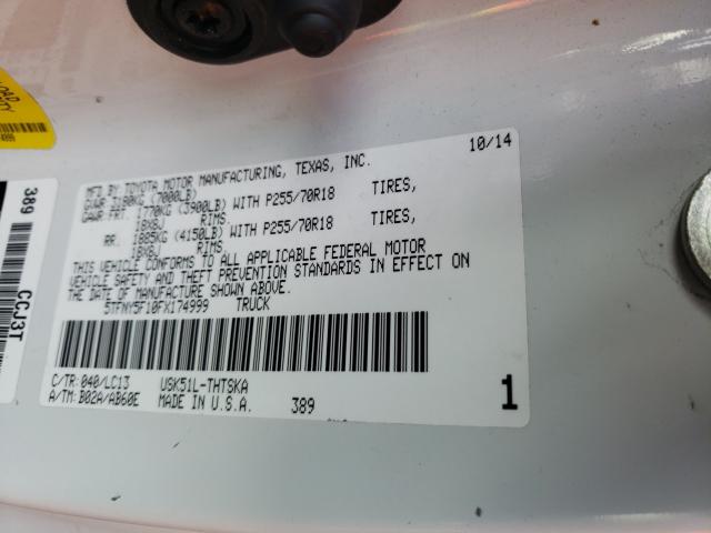 2015 TOYOTA TUNDRA SR 5TFNY5F10FX174999