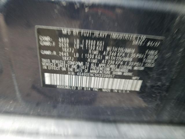 2017 SUBARU OUTBACK 3. 4S4BSENC5H3338857